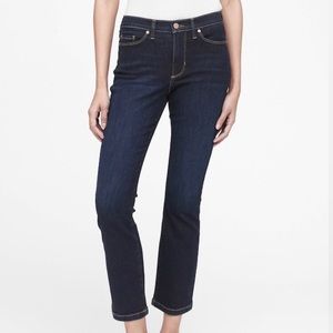 Banana Republic Mid-Rise Crop Flare Jean 26 NWT